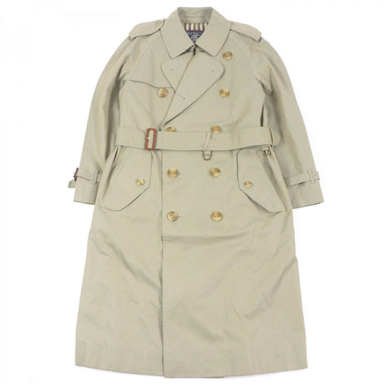 BURBERRY trench coat Outer: 100% cotton, Lining: cotton, Sleeve lining: polyester khaki mens Used Authentic
