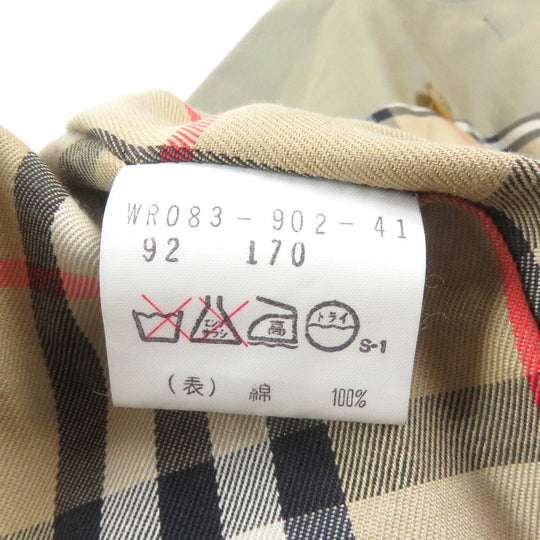 BURBERRY trench coat Outer: 100% cotton, Lining: cotton, Sleeve lining: polyester khaki mens Used Authentic