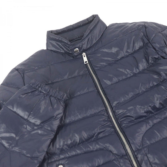 PRADA Down jacket SGA506 Main: 100% polyamide (nylon), Filling: 90% down, Filling: 10% feather, Partially recycled polyester Navy mens 46 Used Authentic
