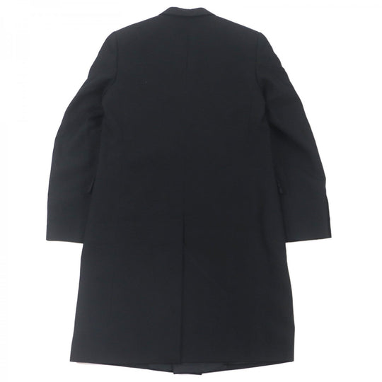 LOUIS VUITTON coat HQFC1E Outer: 100% wool, Lining: 38% acetate, Lining: 35% rayon, Lining: 18% cupra, Lining: 9% cotton black mens 50 Used Authentic