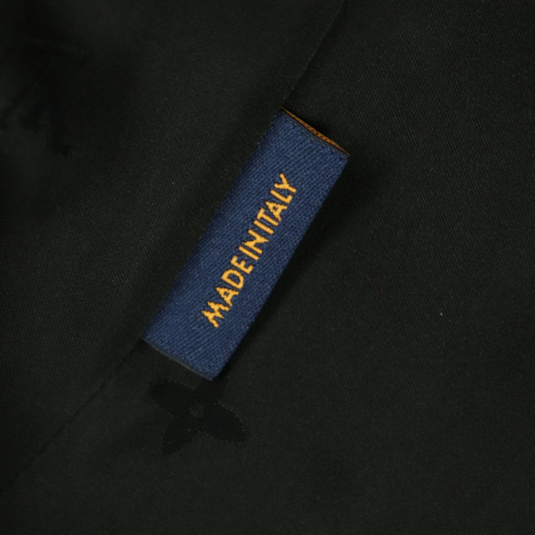 LOUIS VUITTON coat HQFC1E Outer: 100% wool, Lining: 38% acetate, Lining: 35% rayon, Lining: 18% cupra, Lining: 9% cotton black mens 50 Used Authentic