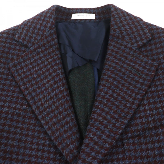 BOGLIOLI Chester coat C3401P Outer: 100% wool, Lining: 100% cupra Bordeaux Navy mens 48 Used Authentic