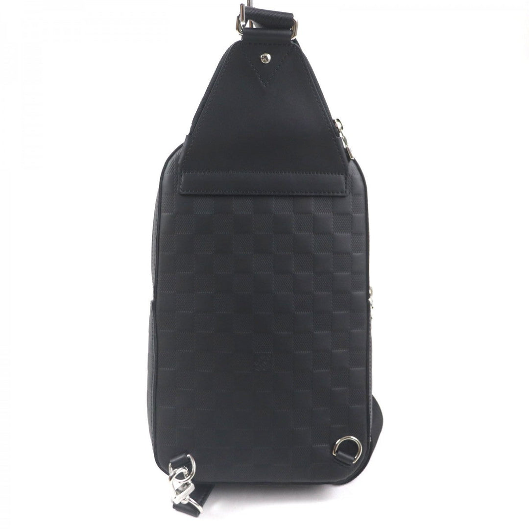 LOUIS VUITTON Sling bag N45303 Main: Damier Infinie Onyx black Damier Anfini Avenue Sling Bag mens Used Authentic