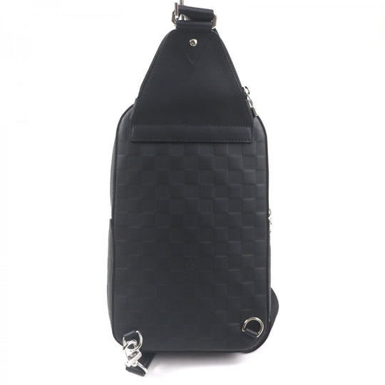 LOUIS VUITTON Sling bag N45303 Main: Damier Infinie Onyx black Damier Anfini Avenue Sling Bag mens Used Authentic
