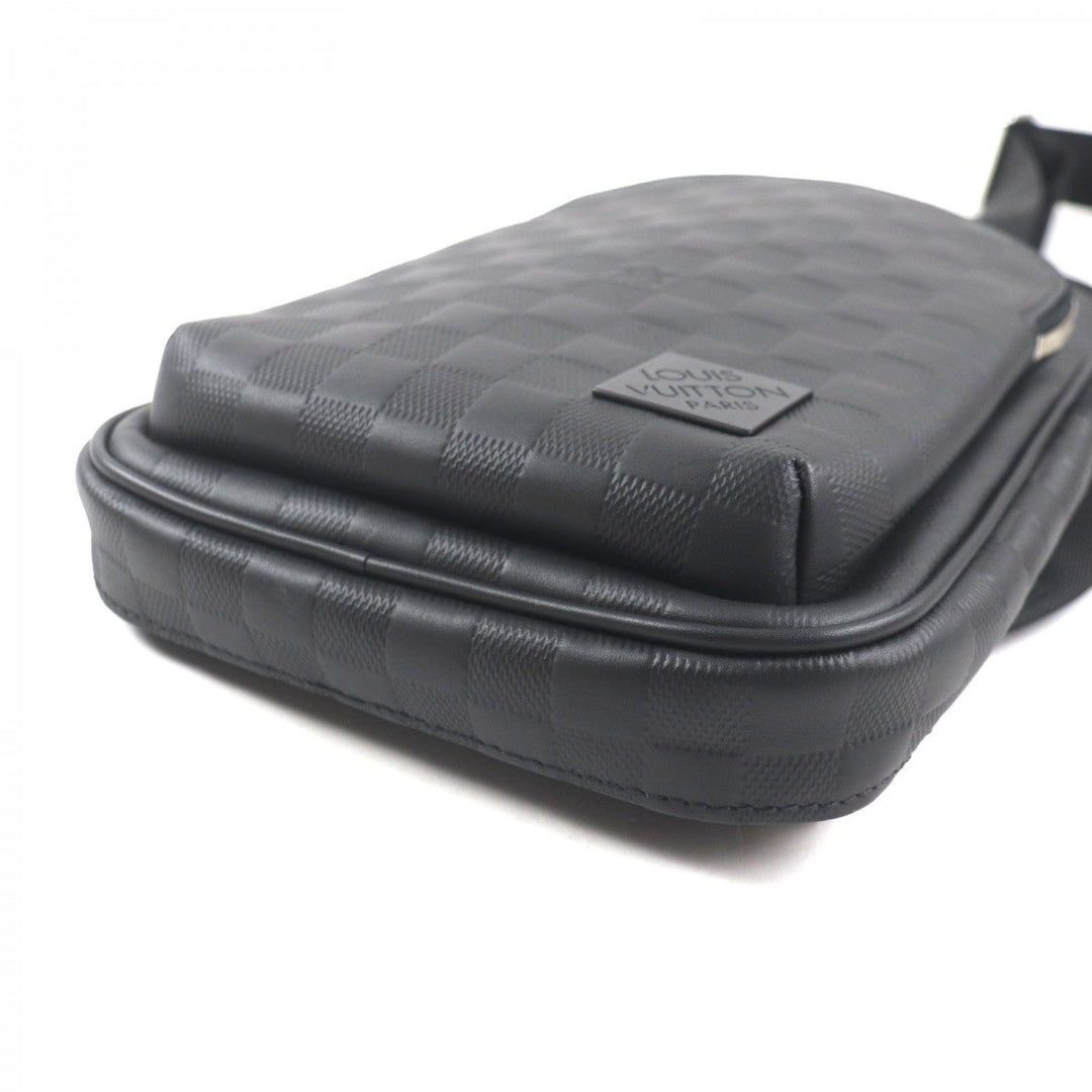 LOUIS VUITTON Sling bag N45303 Main: Damier Infinie Onyx black Damier Anfini Avenue Sling Bag mens Used Authentic