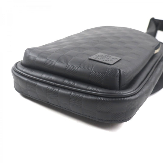 LOUIS VUITTON Sling bag N45303 Main: Damier Infinie Onyx black Damier Anfini Avenue Sling Bag mens Used Authentic