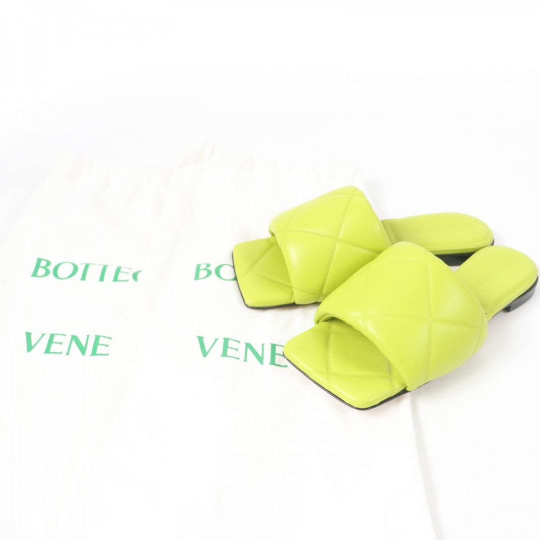 BOTTEGAVENETA Mule 608853 Main: Leather Light green lido Women 35 Used Authentic