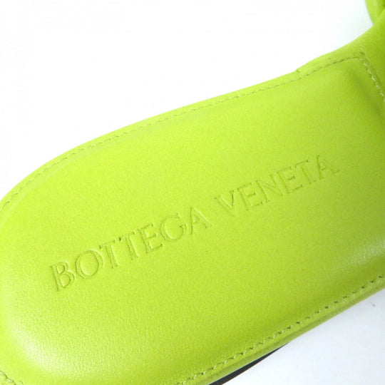 BOTTEGAVENETA Mule 608853 Main: Leather Light green lido Women 35 Used Authentic