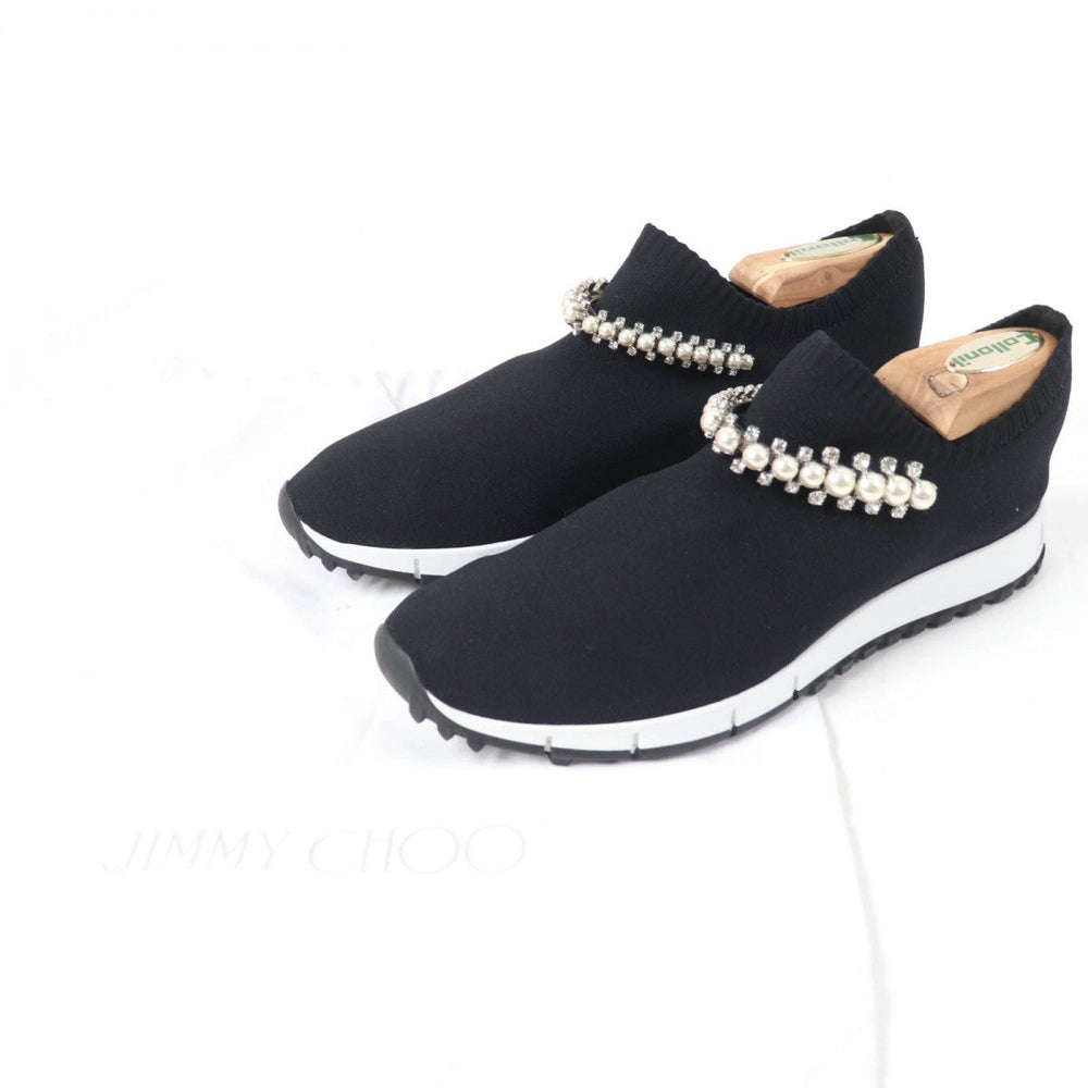 JIMMY CHOO Slip-on cotton black Verona 38