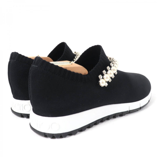 JIMMY CHOO Slip-on cotton black Verona 38