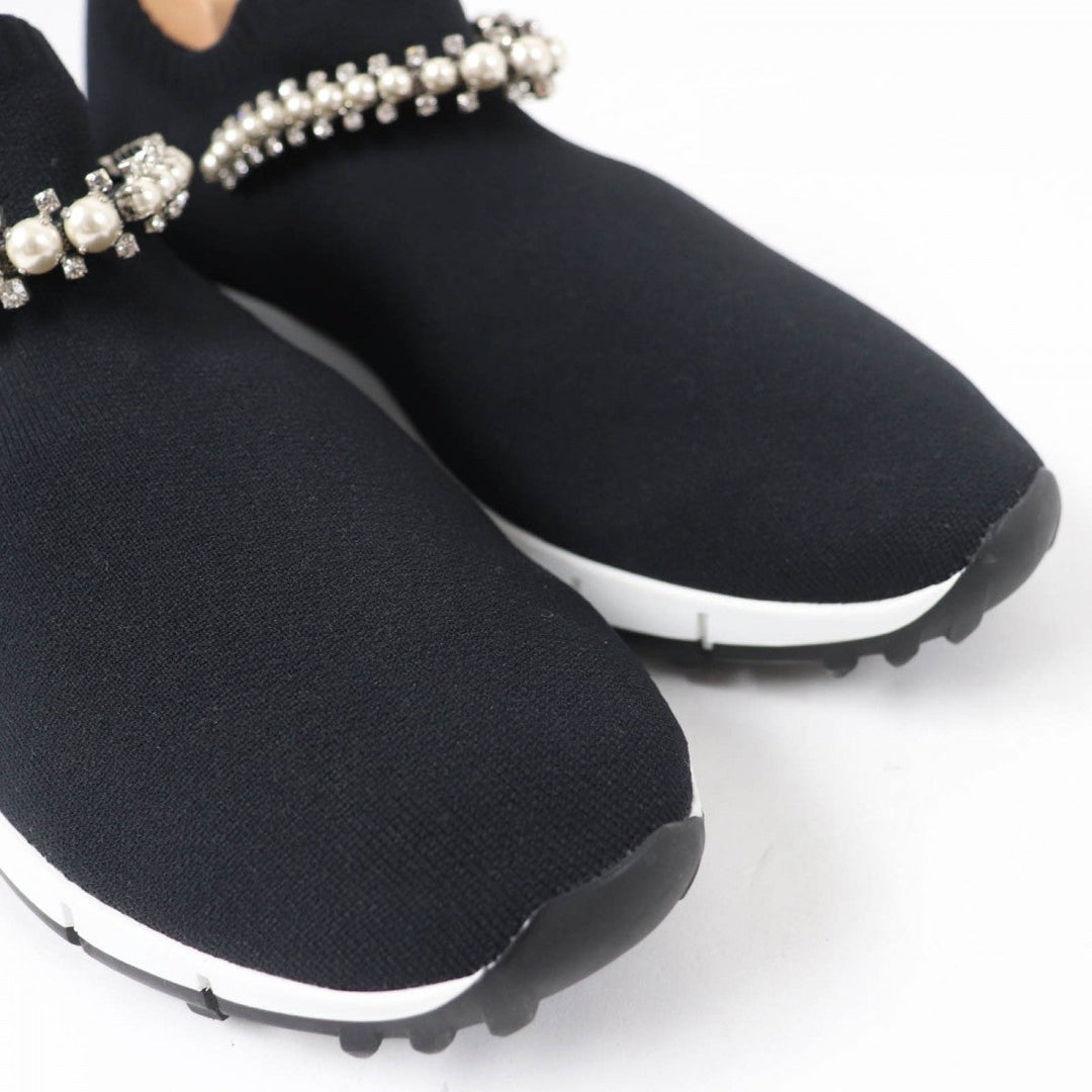 JIMMY CHOO Slip-on cotton black Verona 38