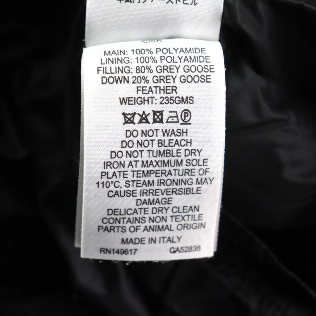 Dunhill trench coat Main: 100% nylon, Lining: 100% nylon, Filling: 80% down, Filling: 20% feather black mens S Used Authentic