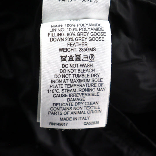 Dunhill trench coat Main: 100% nylon, Lining: 100% nylon, Filling: 80% down, Filling: 20% feather black mens S Used Authentic