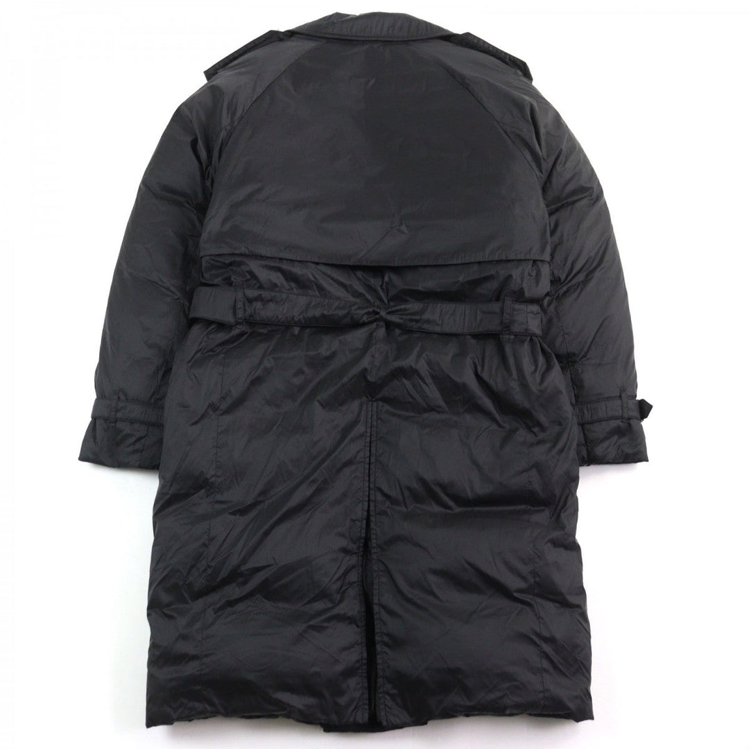 Dunhill trench coat Main: 100% nylon, Lining: 100% nylon, Filling: 80% down, Filling: 20% feather black mens S Used Authentic
