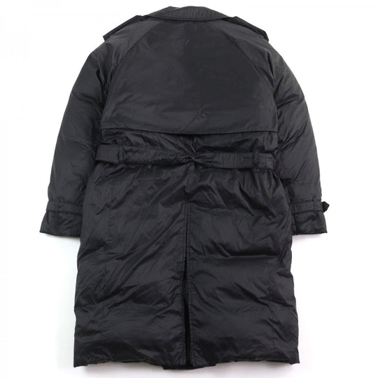 Dunhill trench coat Main: 100% nylon, Lining: 100% nylon, Filling: 80% down, Filling: 20% feather black mens S Used Authentic