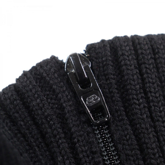 BALENCIAGA knit 641734 Outer material: 97% wool, Outer material: 2% nylon, Outer material: 1% polyurethane, Outer material: 100% polyester, Part: 100% polyester Black White mens XS Used Authentic