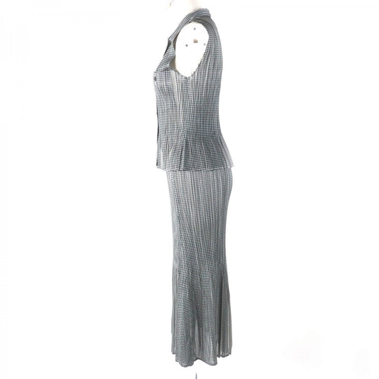 PLEATS PLEASE setup PP22-JE851 PP22-JG855 Main: 100% polyester gray Women Used Authentic