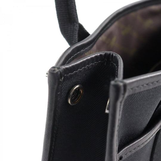HUNTING WORLD Handbag Main: Canvas, Part: Leather black Safari Today mens Used Authentic