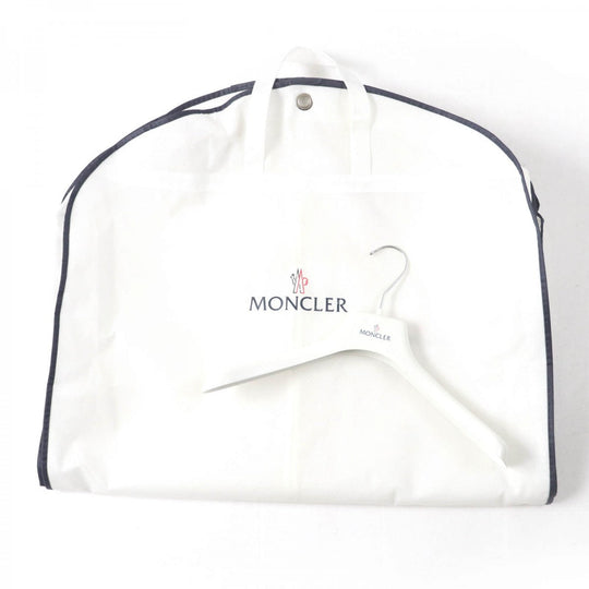 MONCLER Down jacket Main: 100% nylon, Lining: 100% nylon, Part: Mouton, Part: Sheepskin, Filling: 90% down Ivory ILAY Women Used Authentic