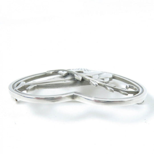 Georg Jensen Brooch 312 Main�FSV925 Silver Women Used Authentic
