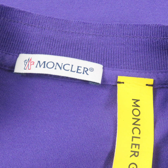 MONCLER GENIUS 2 Short sleeve T-shirt Main: 100% cotton purple mens XS Used Authentic