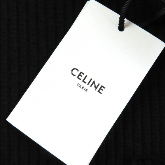 CELINE Hoodie 2A10X66Q Main: 100% wool black mens XS Used Authentic