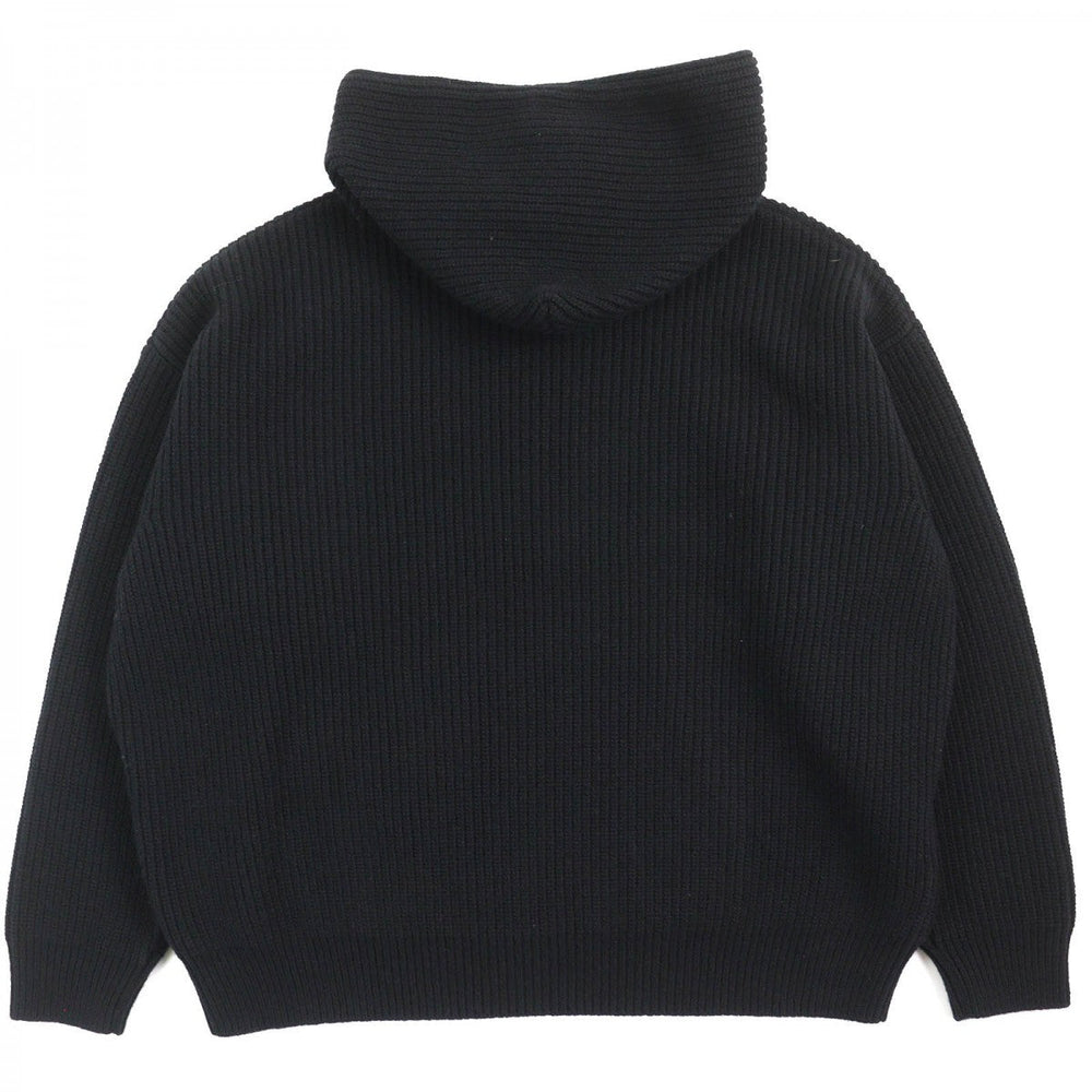 CELINE Hoodie 2A10X66Q Main: 100% wool black mens XS Used Authentic