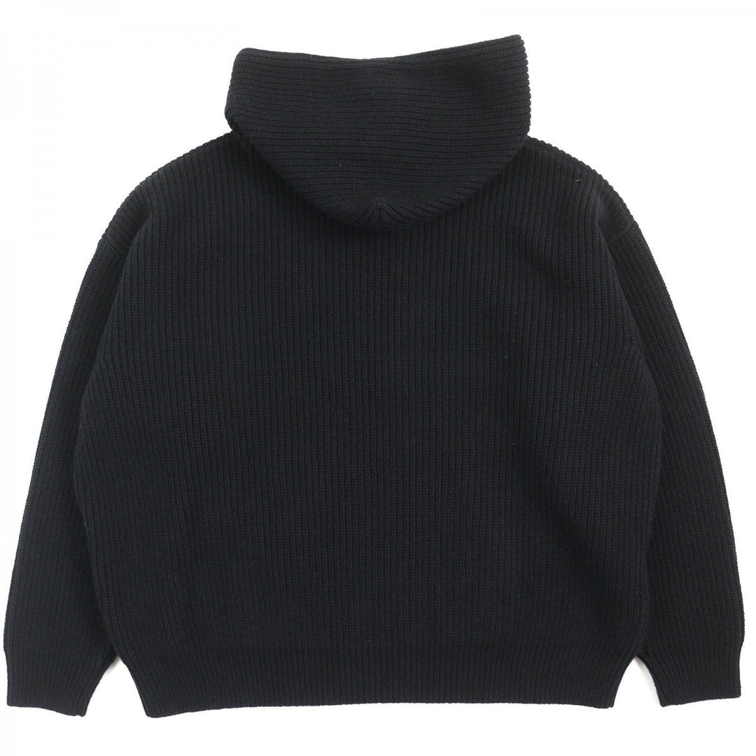 CELINE Hoodie 2A10X66Q Main: 100% wool black mens XS Used Authentic