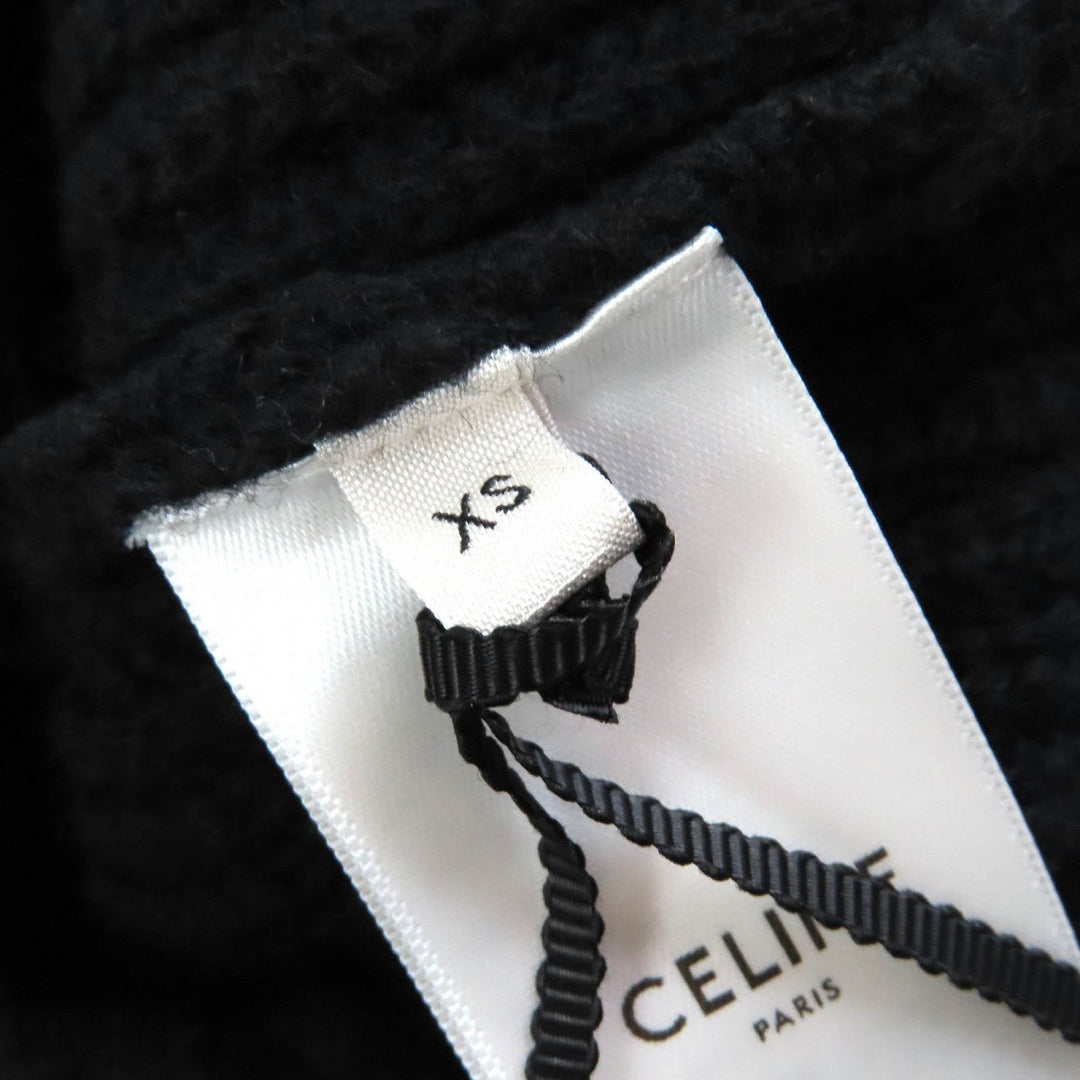 CELINE Hoodie 2A10X66Q Main: 100% wool black mens XS Used Authentic