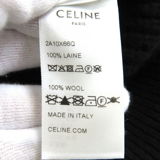 CELINE Hoodie 2A10X66Q Main: 100% wool black mens XS Used Authentic