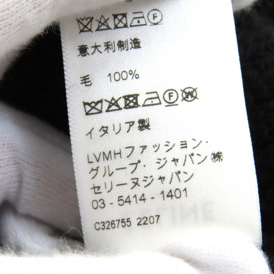 CELINE Hoodie 2A10X66Q Main: 100% wool black mens XS Used Authentic