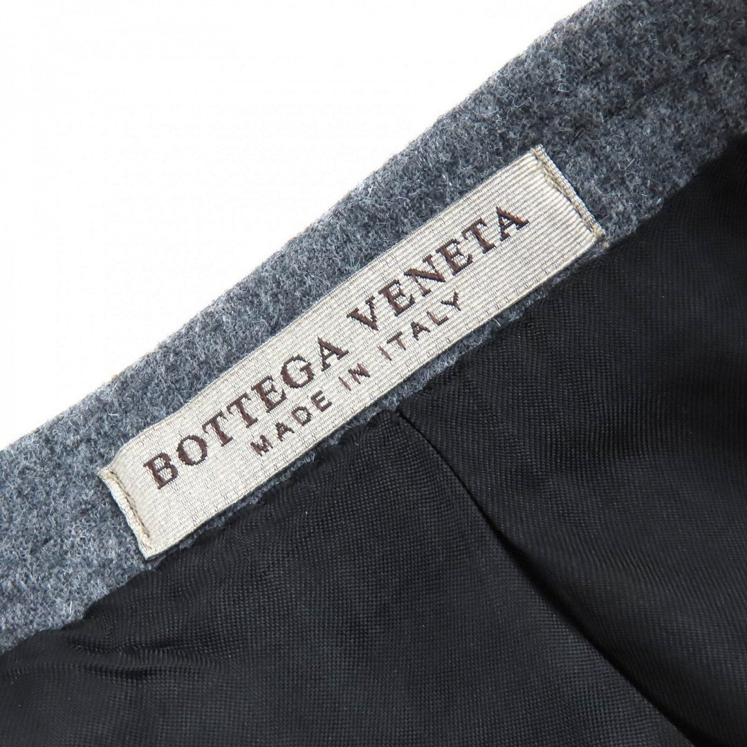 BOTTEGAVENETA suit 325166 Outer material: 87% wool, Outer material: 12% angora, Outer material: 1% polyurethane, Lining: 100% cupra gray mens Top=44, Pants=46 Used Authentic