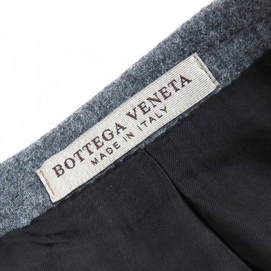 BOTTEGAVENETA suit 325166 Outer material: 87% wool, Outer material: 12% angora, Outer material: 1% polyurethane, Lining: 100% cupra gray mens Top=44, Pants=46 Used Authentic
