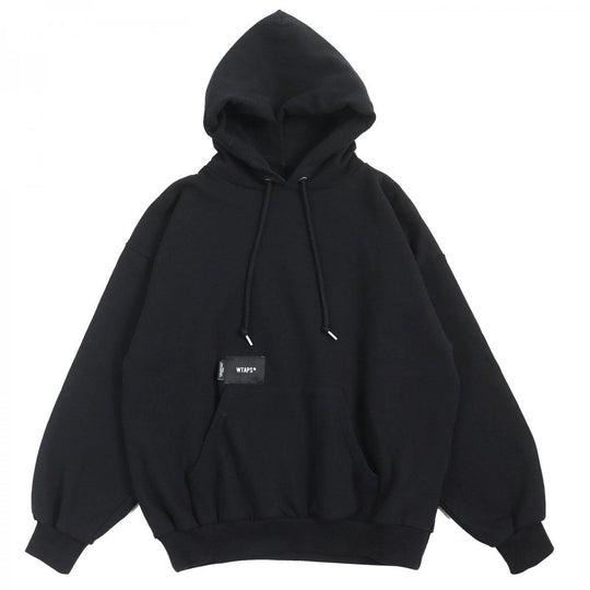 WTAPS Hoodie 222ATDT-HPM01S Main: 100% cotton black CRST HOODY mens Used Authentic
