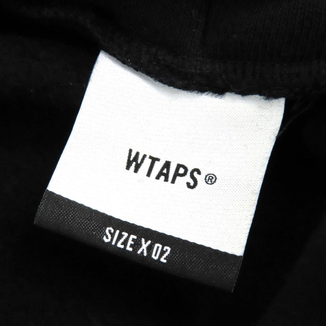 WTAPS Hoodie 222ATDT-HPM01S Main: 100% cotton black CRST HOODY mens Used Authentic