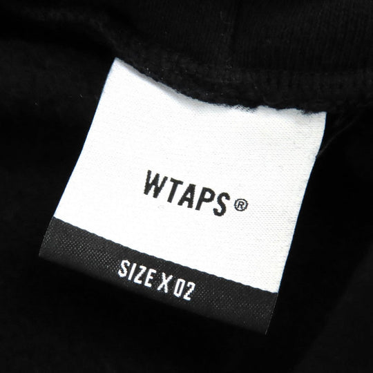 WTAPS Hoodie 222ATDT-HPM01S Main: 100% cotton black CRST HOODY mens Used Authentic