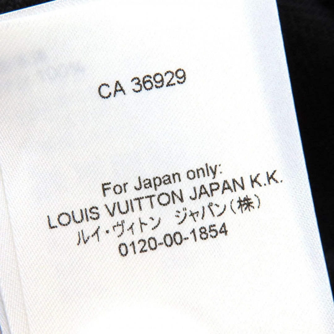 LOUIS VUITTON Short sleeve T-shirt HIY49W Main: 100% cotton black mens S Used Authentic