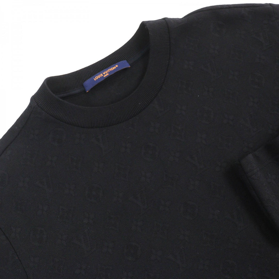 LOUIS VUITTON Short sleeve T-shirt HIY49W Main: 100% cotton black mens S Used Authentic
