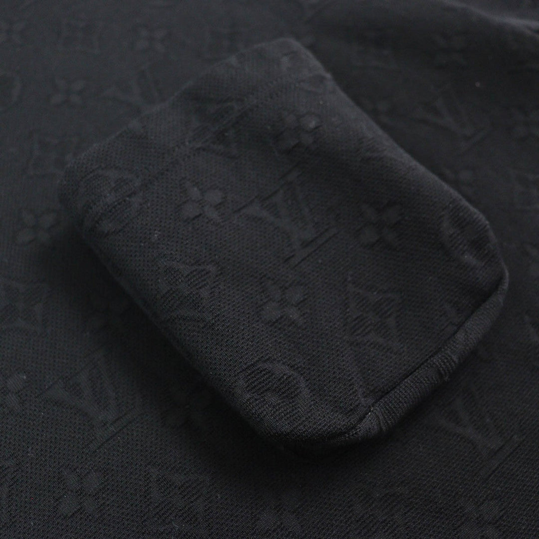 LOUIS VUITTON Short sleeve T-shirt HIY49W Main: 100% cotton black mens S Used Authentic