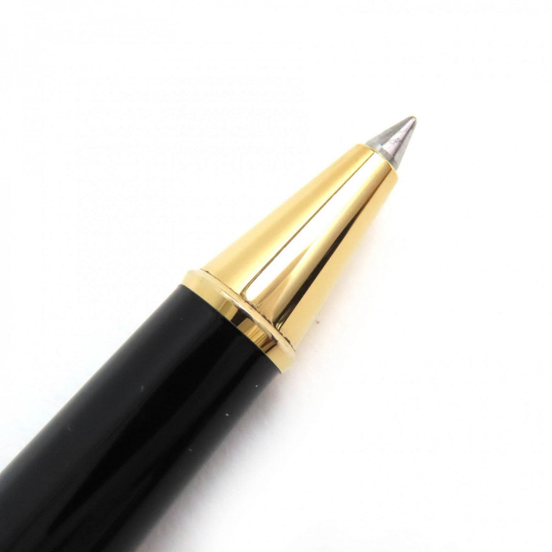 MONTBLANC Ballpoint pen Resin, Gold Plated black Meisterstck Classic mens Used Authentic