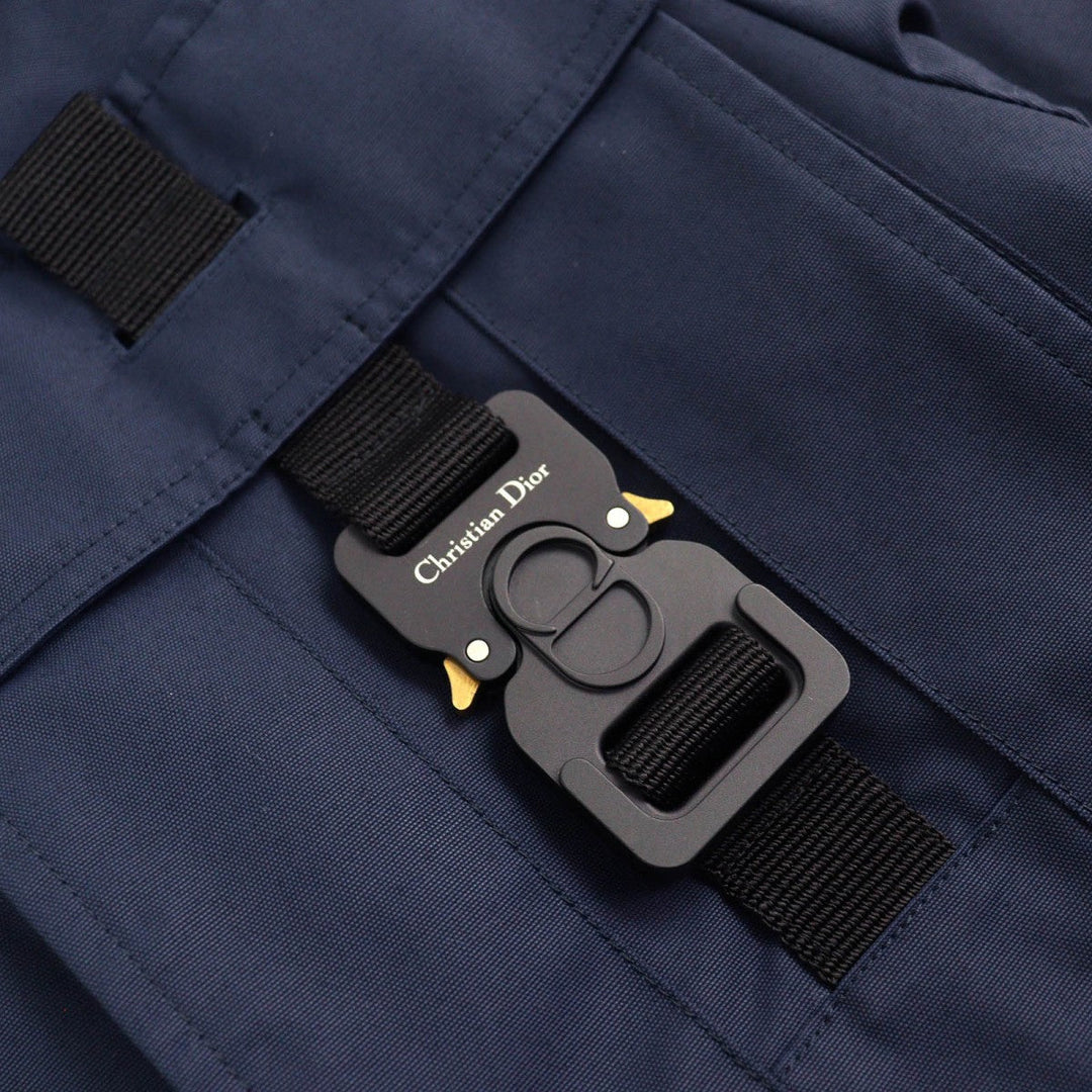 Dior HOMME Jacket 933C316A4530 Outer: 53% cotton, Outer: 47% nylon, Lining: 100% cupra, Part: 100% nylon Navy mens 44 Used Authentic