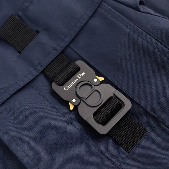 Dior HOMME Jacket 933C316A4530 Outer: 53% cotton, Outer: 47% nylon, Lining: 100% cupra, Part: 100% nylon Navy mens 44 Used Authentic