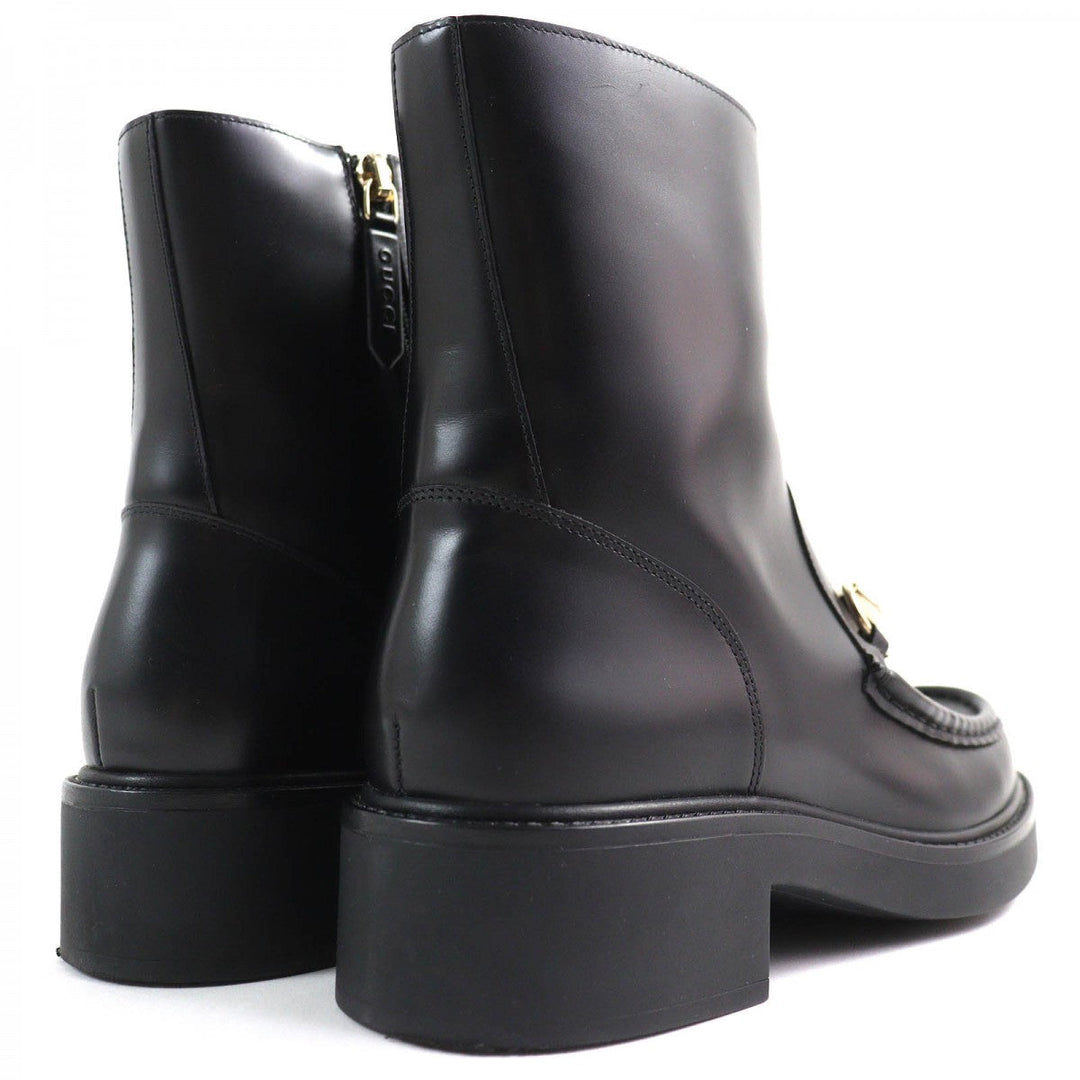 GUCCI Ankle boots 798724 Main: Leather black Women 37 Used Authentic