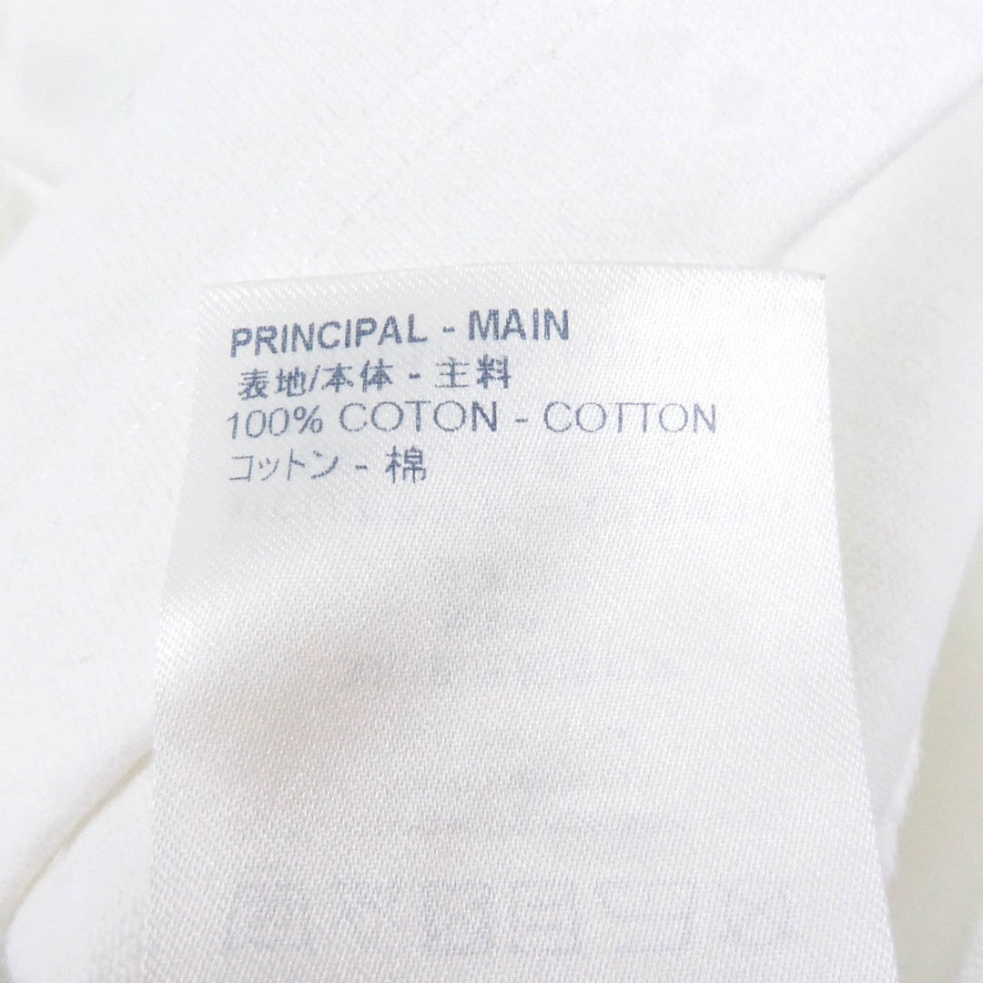LOUIS VUITTON Short sleeve T-shirt Main: 100% cotton white mens L Used Authentic