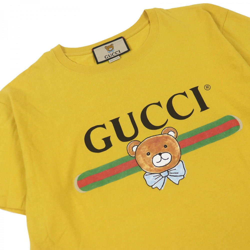 GUCCI Short sleeve T-shirt 548338 cotton yellow M