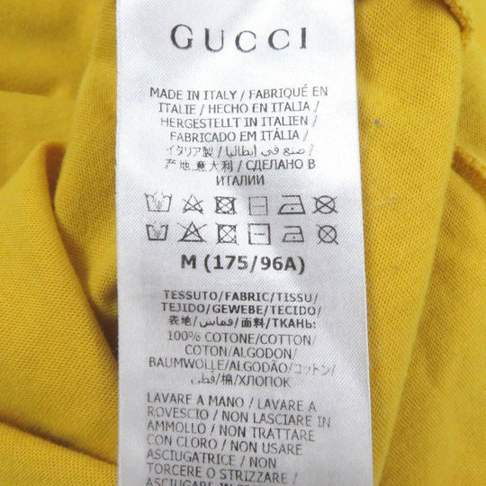 GUCCI Short sleeve T-shirt 548338 cotton yellow M