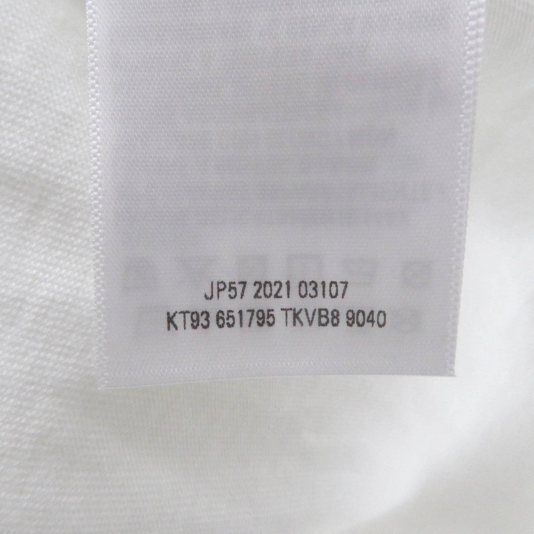 BALENCIAGA Short sleeve T-shirt 651795 Main: 100% cotton white mens M Used Authentic