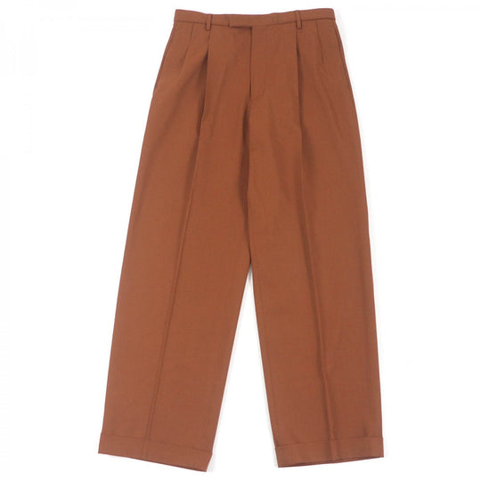 GUCCI slacks 690474 Outer: 100% wool, Lining: 84% polyester, Lining: 16% metal fiber Brown mens 48 Used Authentic