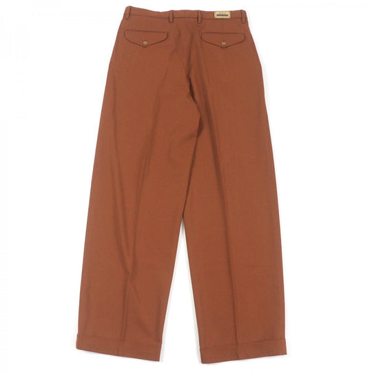 GUCCI slacks 690474 Outer: 100% wool, Lining: 84% polyester, Lining: 16% metal fiber Brown mens 48 Used Authentic