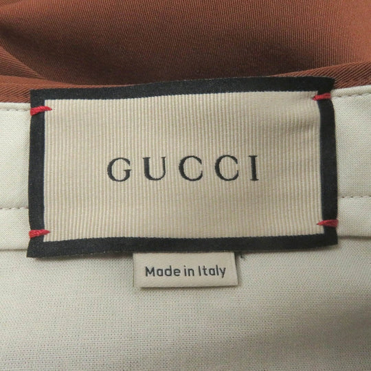 GUCCI slacks 690474 Outer: 100% wool, Lining: 84% polyester, Lining: 16% metal fiber Brown mens 48 Used Authentic